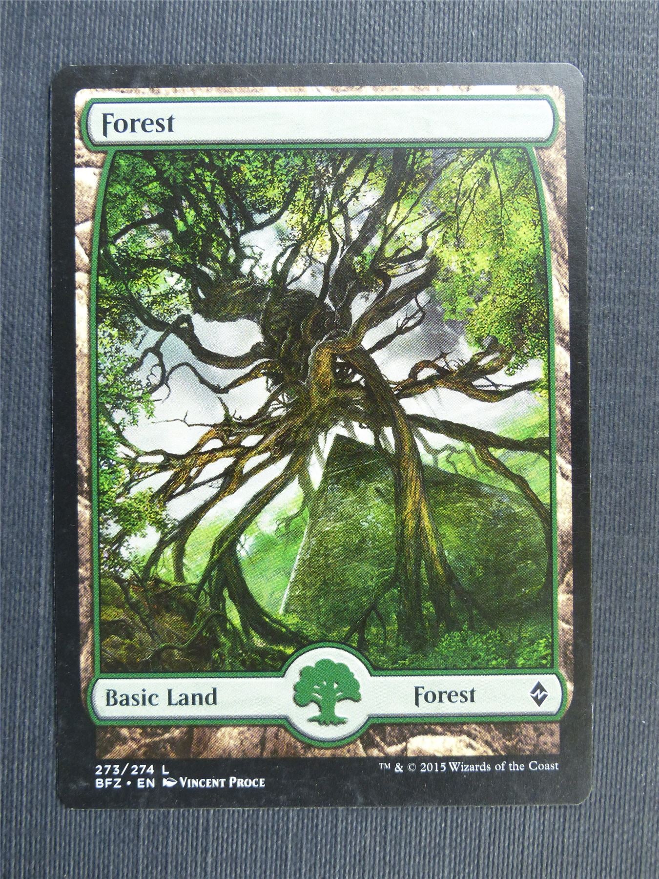 Forest 273/274 full art - Mtg Magic Cards #34O