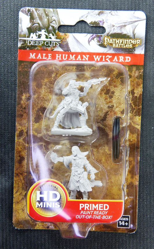 Male Human Wizard - Pathfinder Battles Miniature #WE