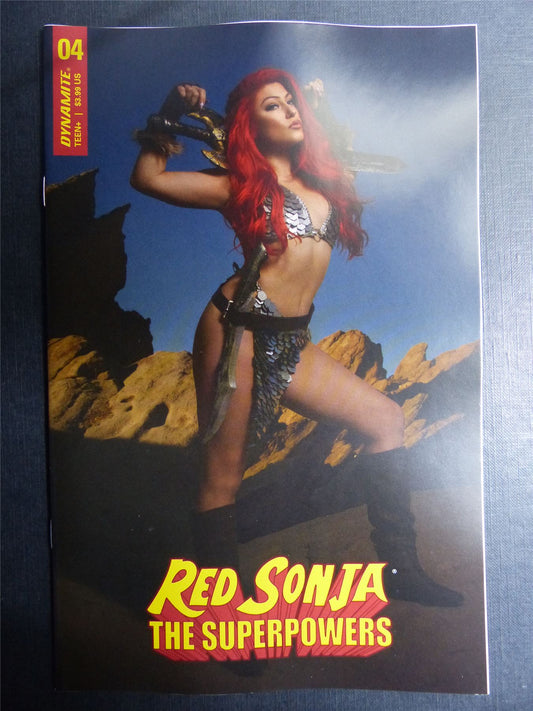 RED Sonja: The Superpowers #4 Photo Cover - Apr 2021 - Dynamite Comics #X8
