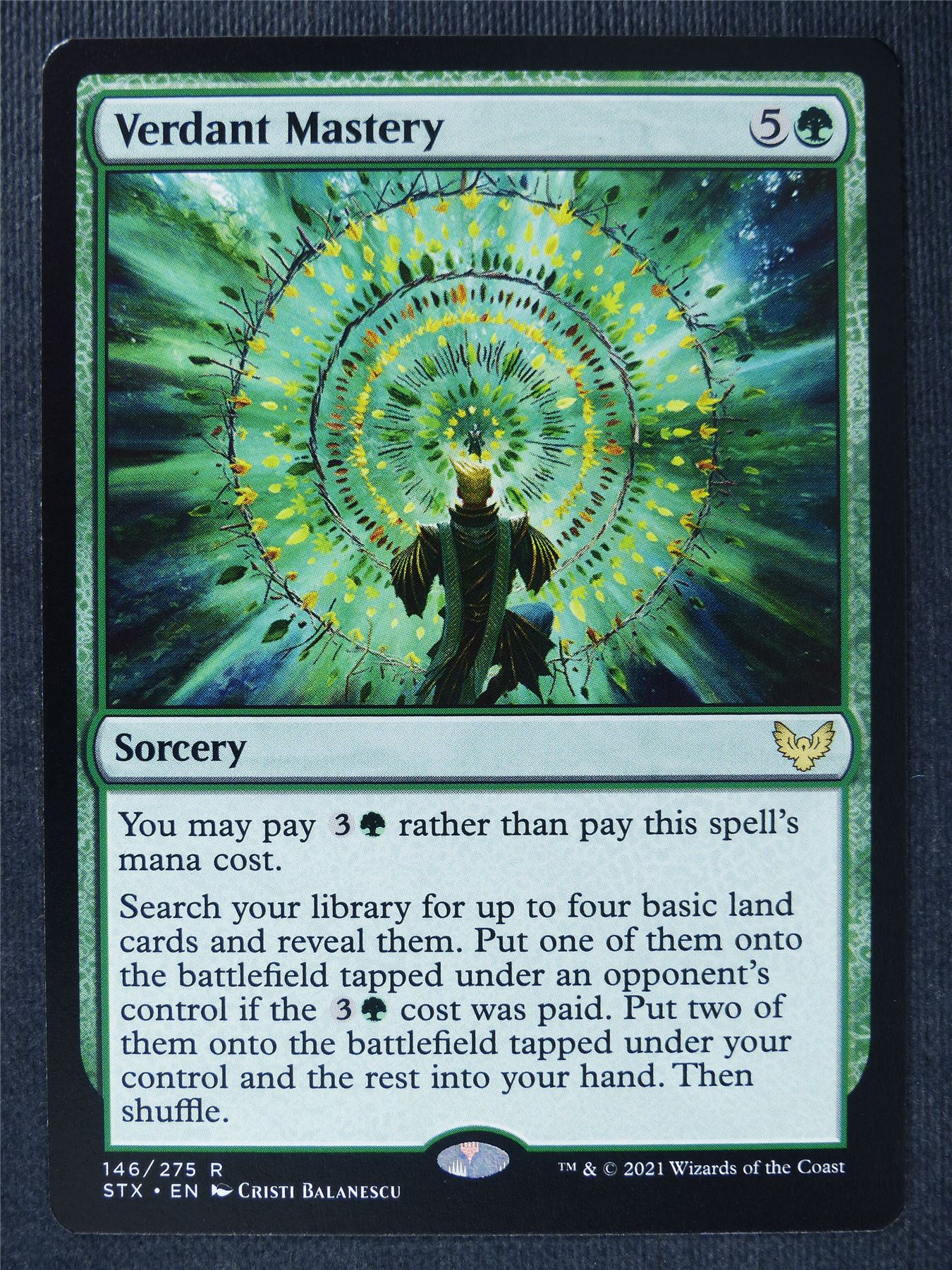 Verdant Mastery - Mtg Magic Cards #EN