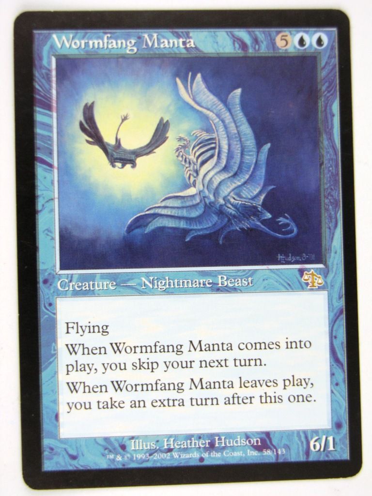 MTG Magic: The Gathering Cards: WORMFANG MANTRA - Played Rare