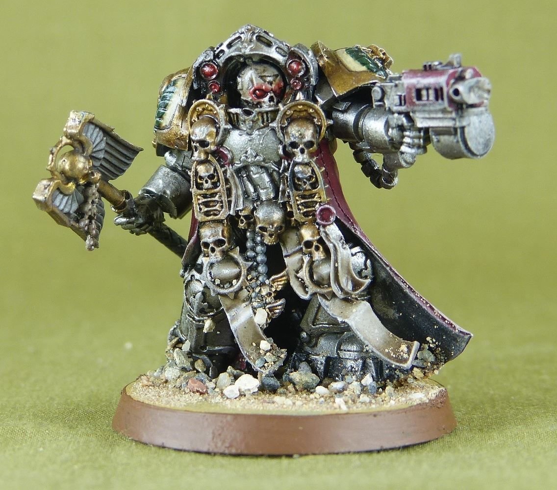 Terminator Chaplain Tarentus - Painted - Space Marines - Warhammer 40K #VB