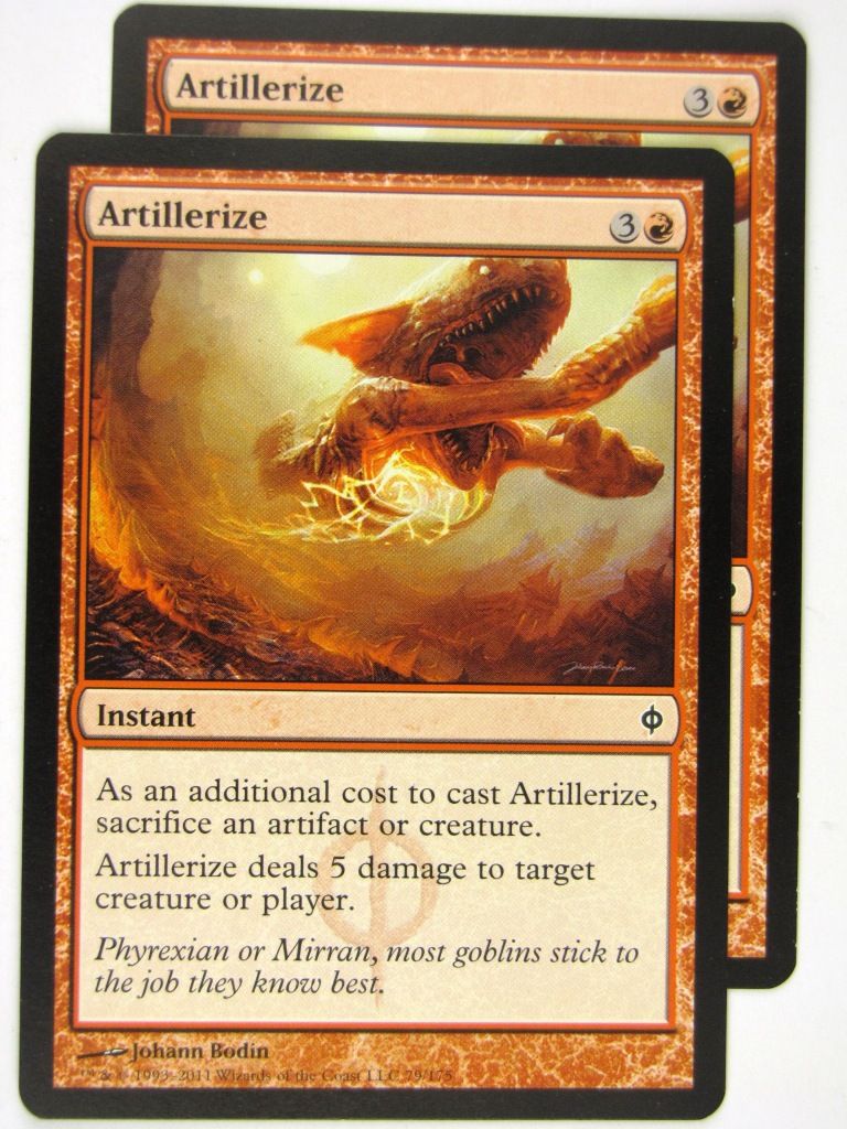 MTG Magic: the Gathering Cards: ARTILLERIZE x2: NPH