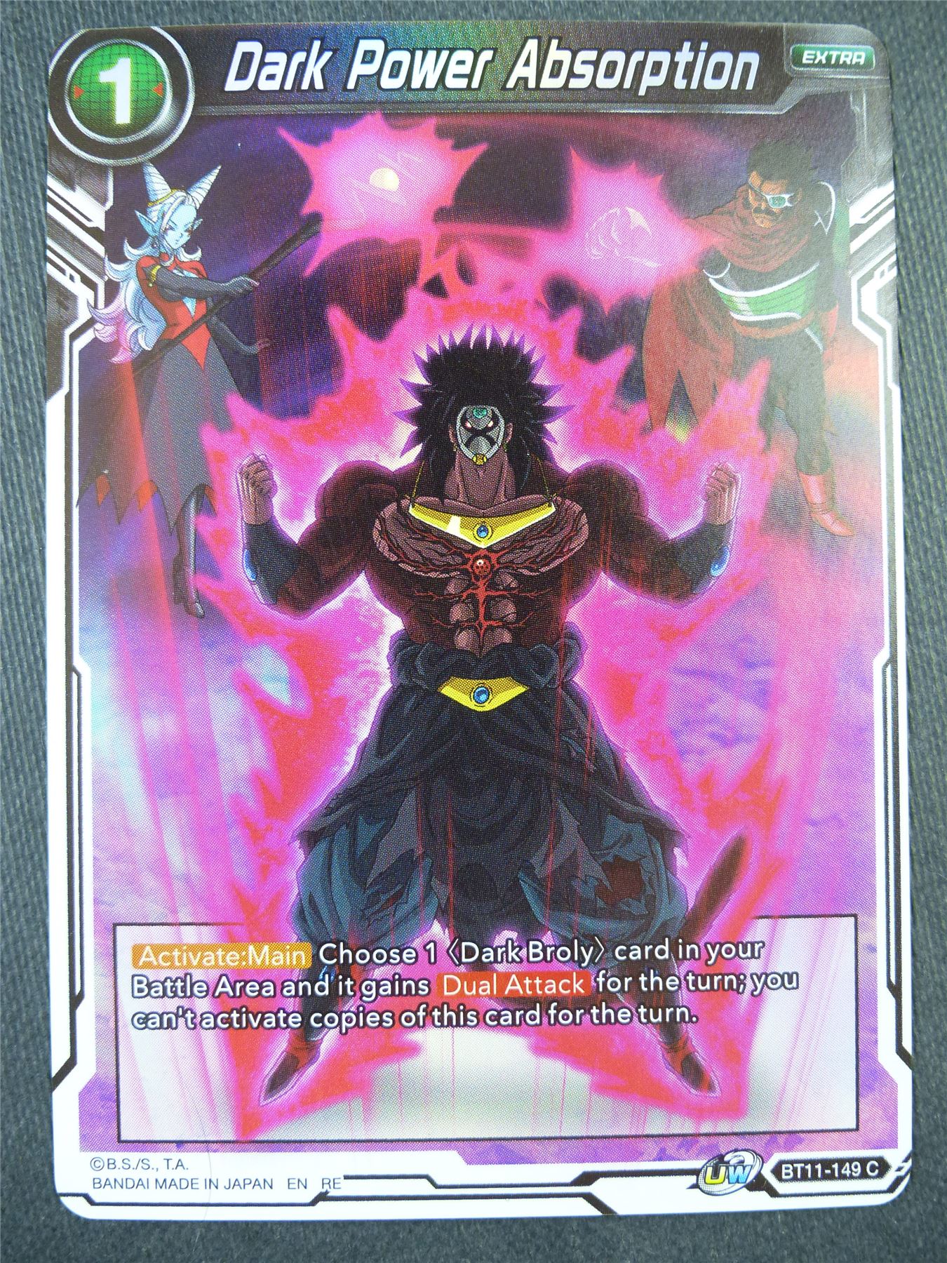 Dark Power Absorption BT11 Foil - Dragon Bal Super Card #8XR