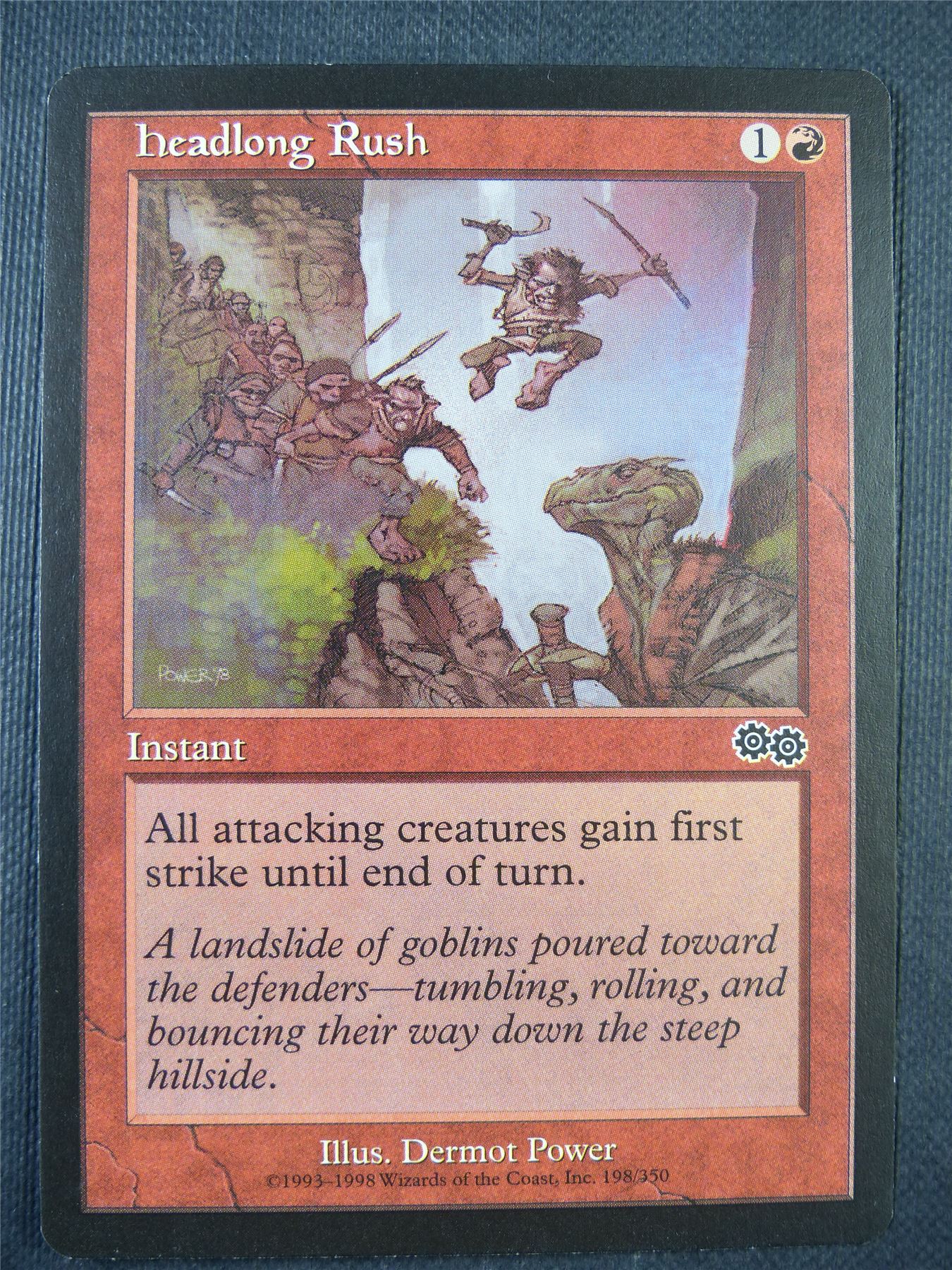 Headlong Rush - Urza's Saga - Mtg Card #732