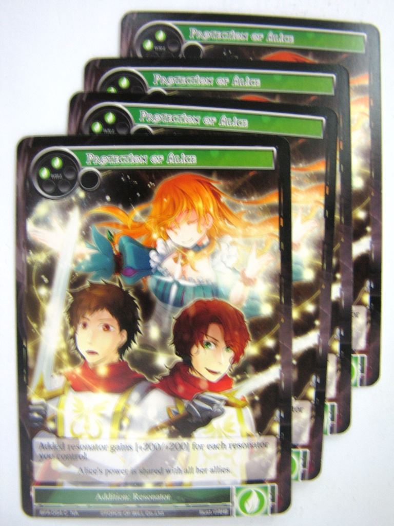 Force Of Will Cards: PROTECTION OF ALICE x4 # 13C48