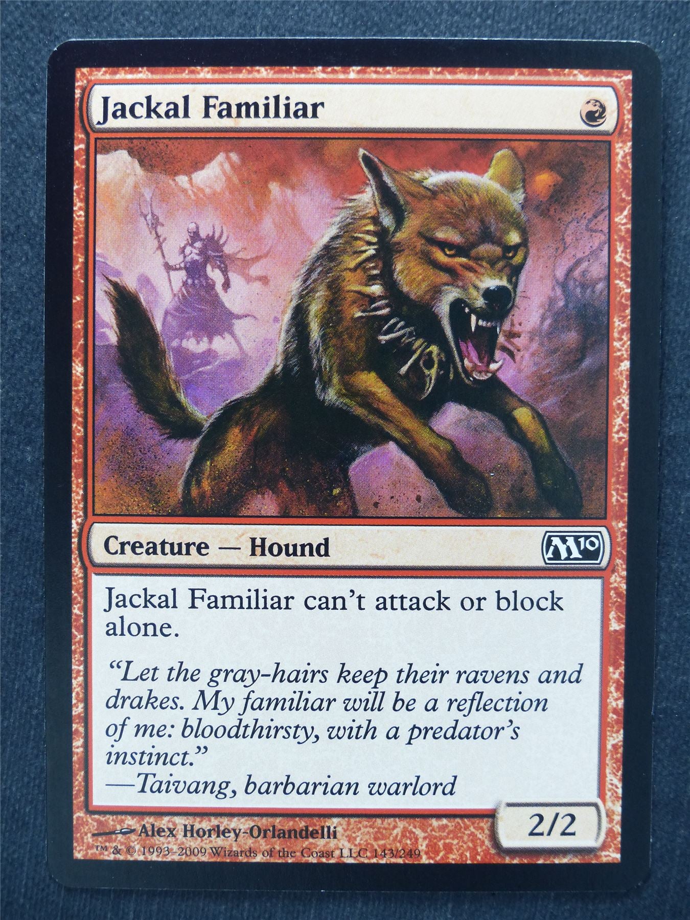 Jackal Familiar - Mtg Magic Cards #WL