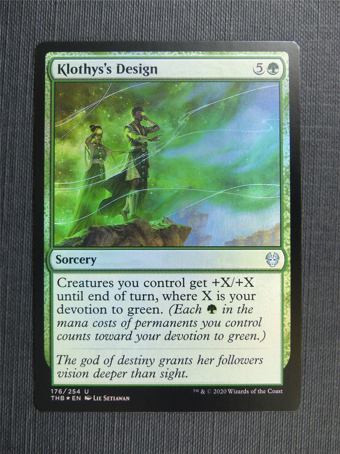 Klothys's Design Foil - Theros Collector Ed - Mtg Magic Cards #3LM