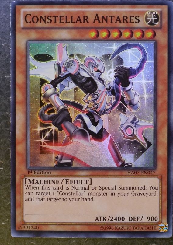 Yugioh Cards: CONSTELLAR ANTARES HA07 SUPER RARE # 2J56