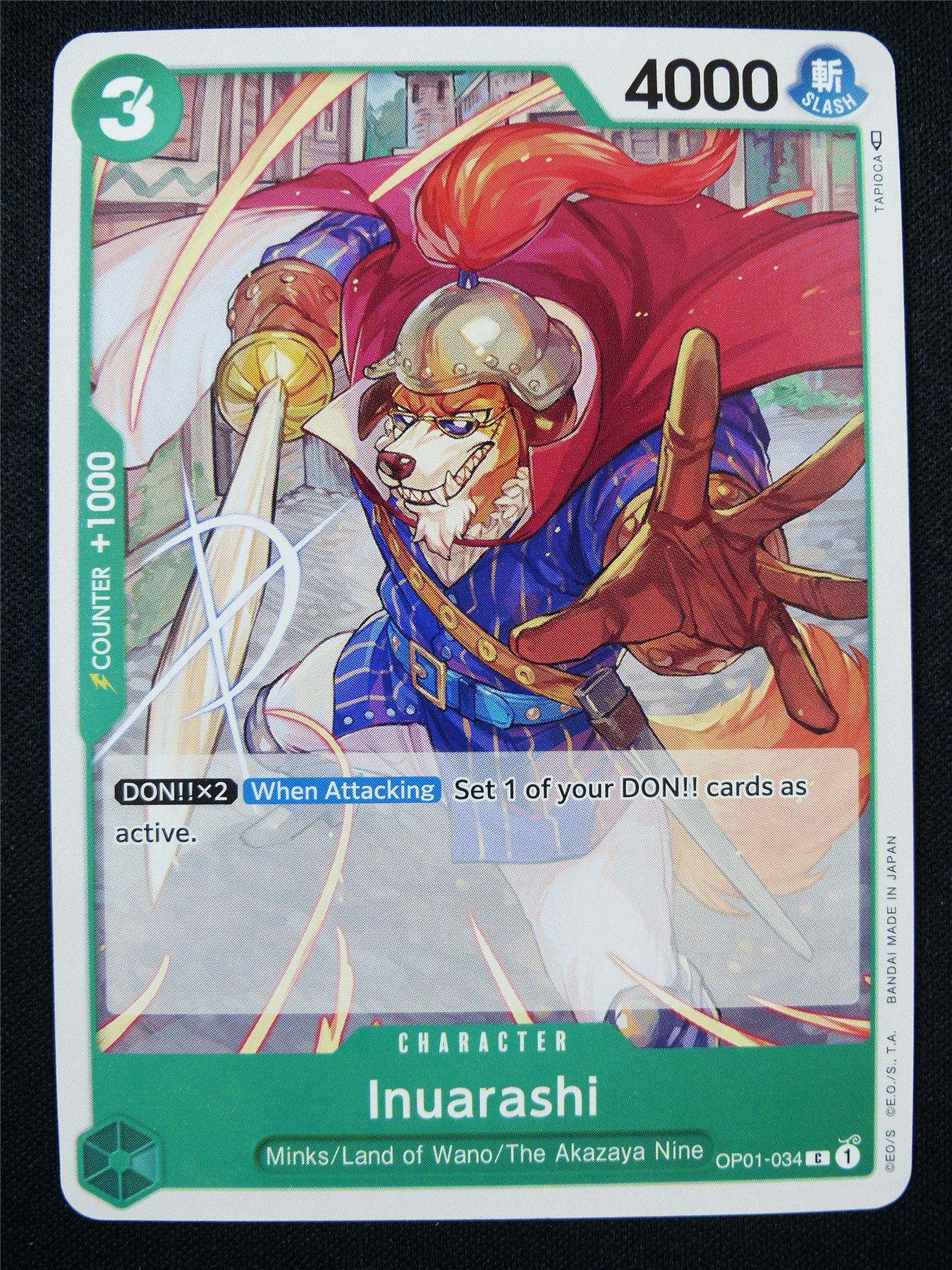 Inuarashi OP01-034 C - One Piece Card #2YF