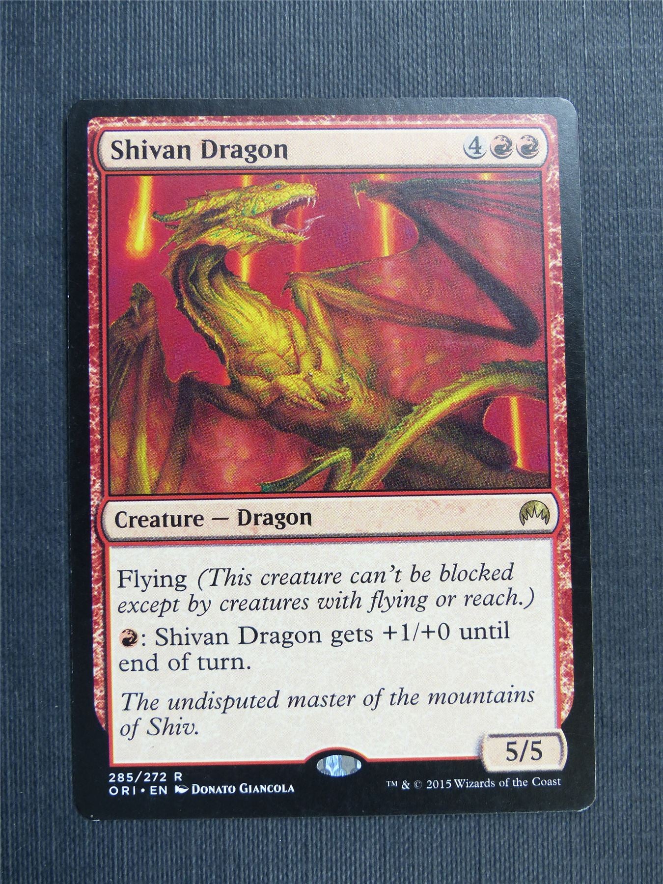 Shivan Dragon - Mtg Magic Cards #49C