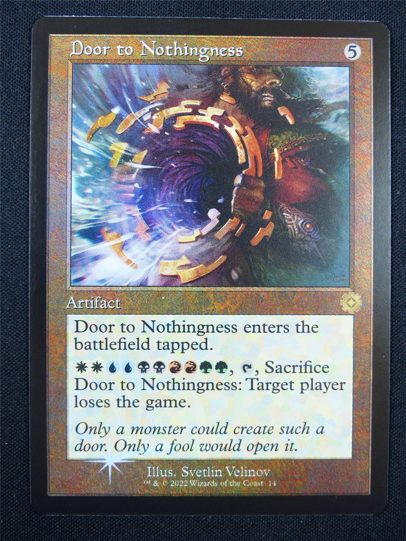 Door to Nothingness Retro Foil - Mtg Card #1GQ