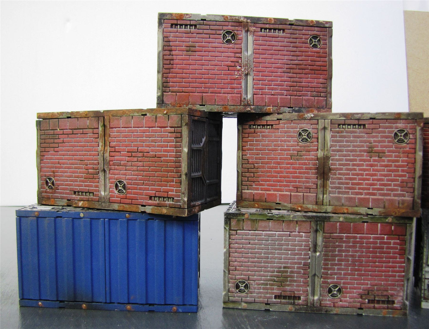 Crates - Magnetised And Painted - Terrain - Warhammer AoS 40k #1HA