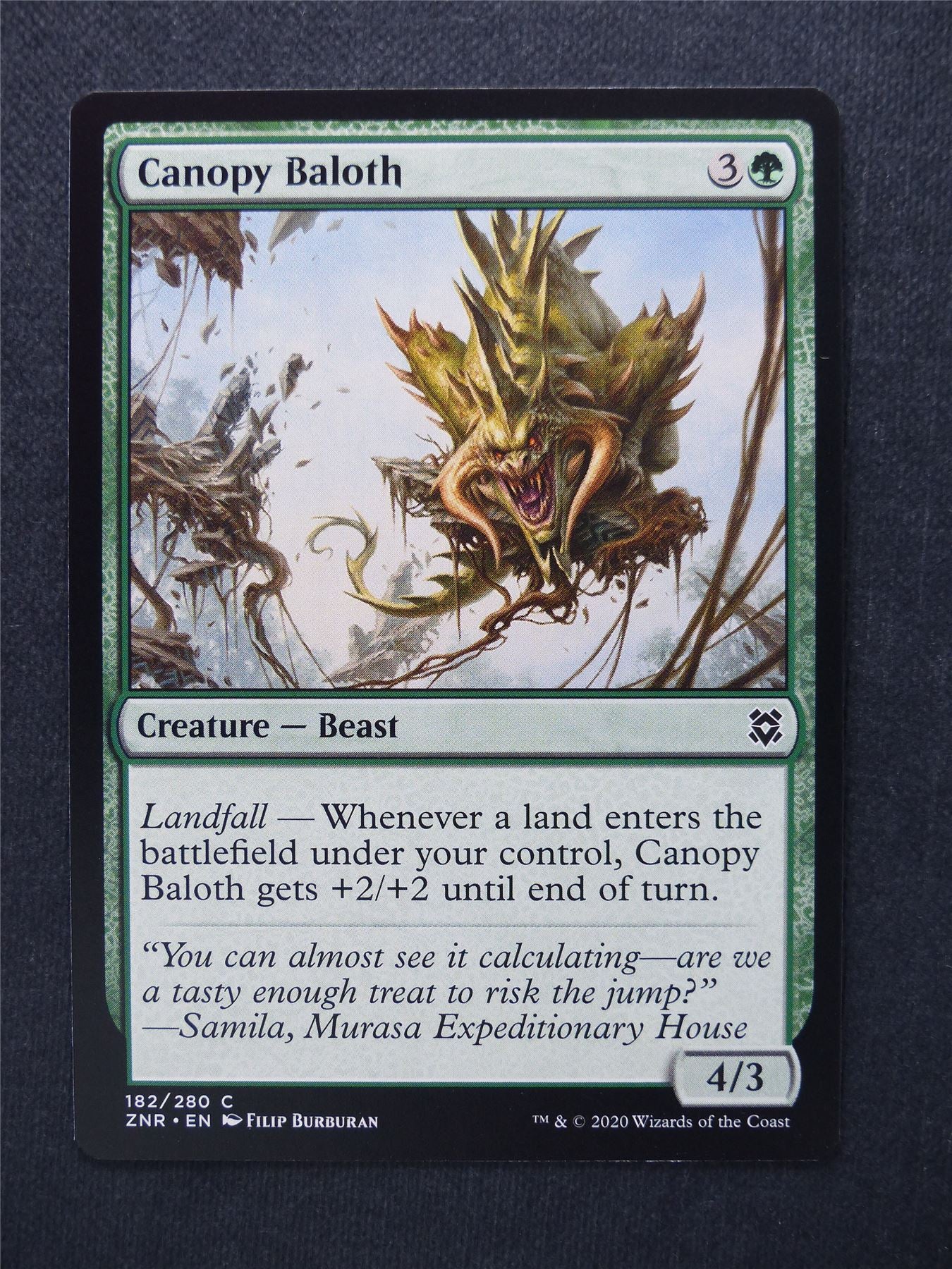 Canopy Baloth - Mtg Magic Cards #TS