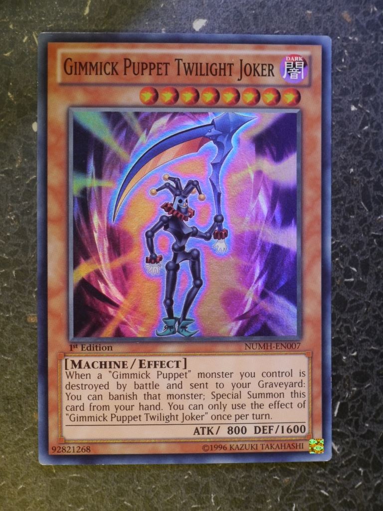 Yugioh Cards: GIMMIK PUPPET TWILIGHT JOKER NUMH SUPER RARE # 3B85