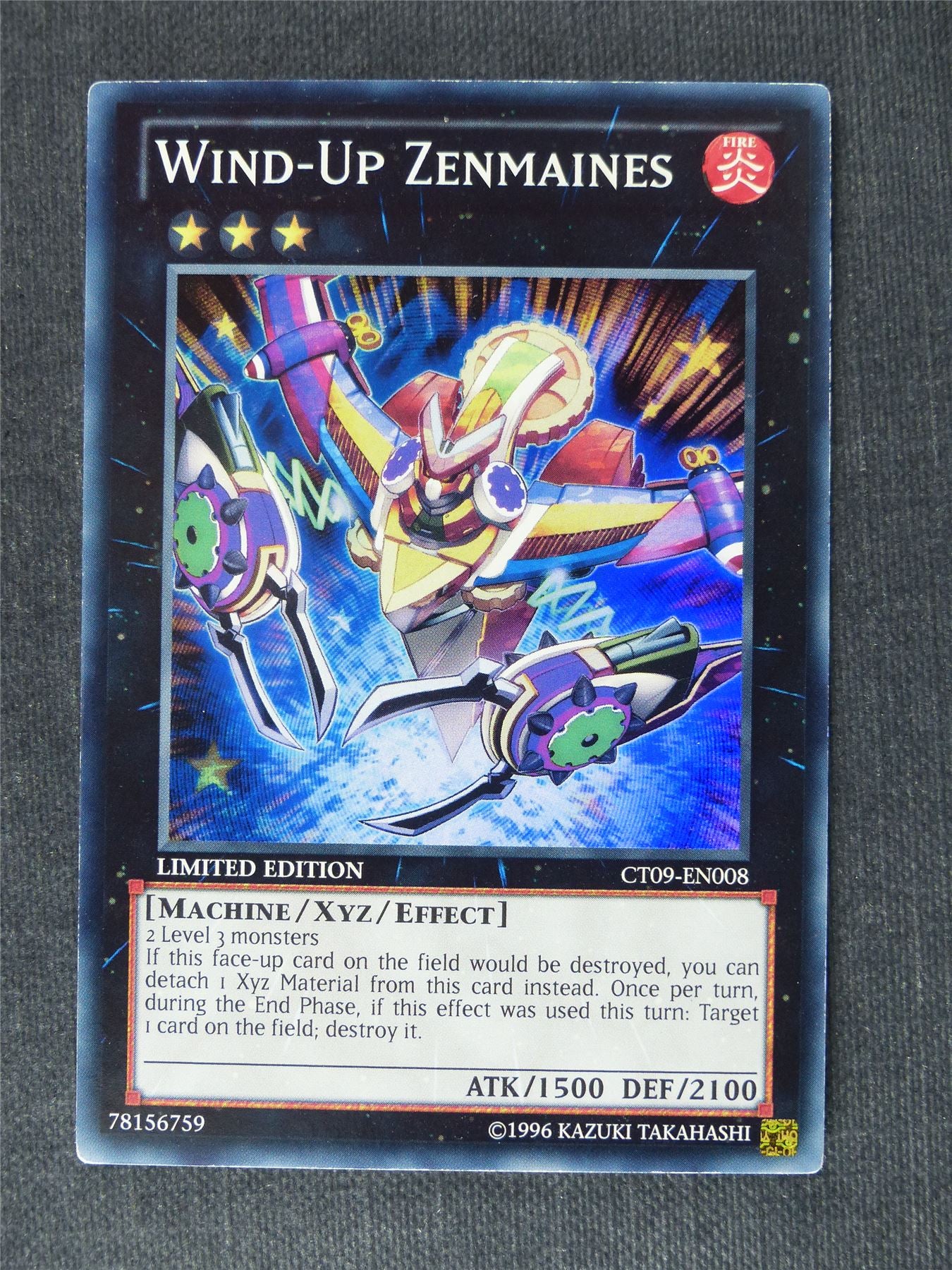 Wind-Up Zenmaines CT09 Super Rare - limited ed