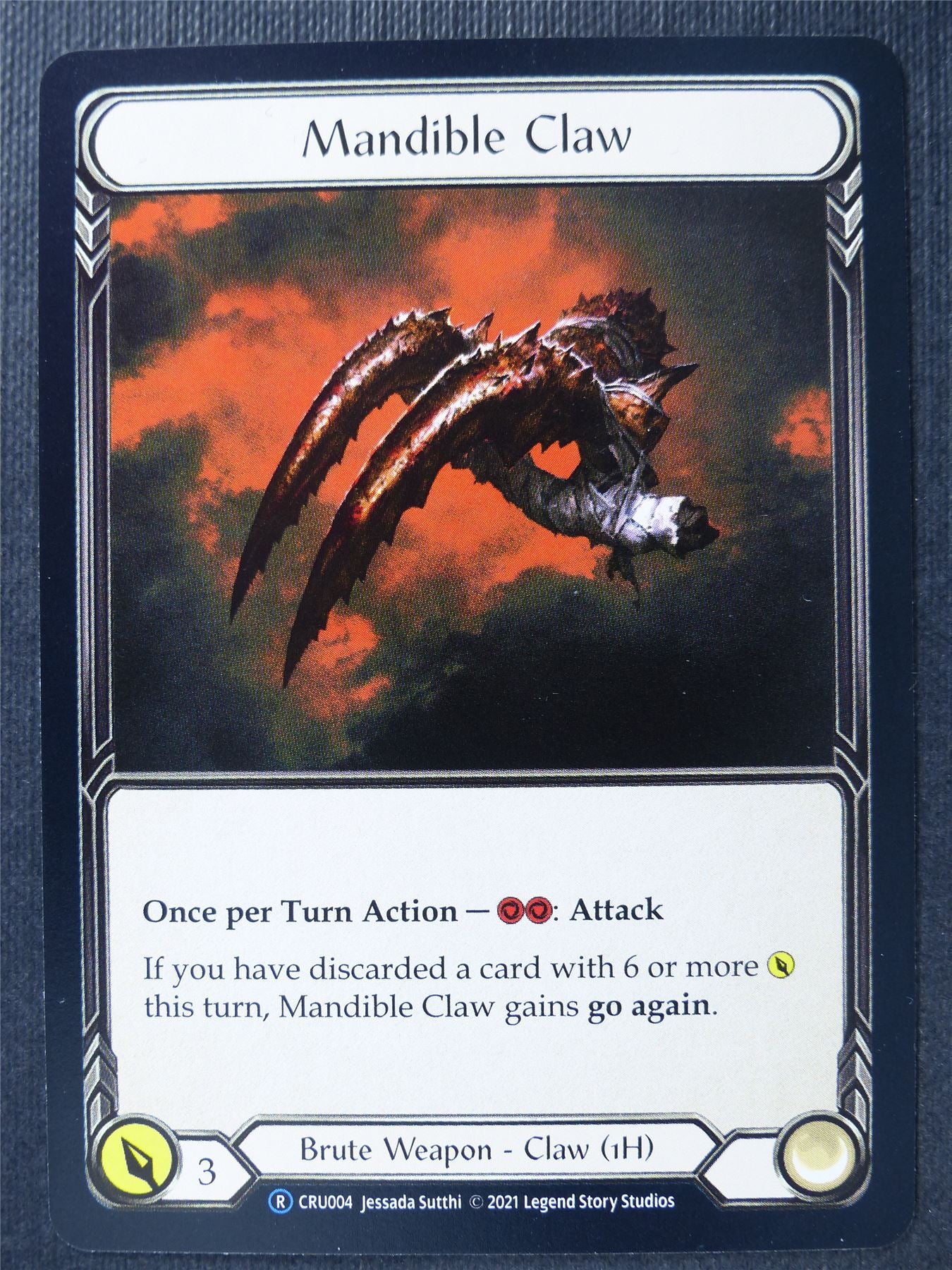 Mandible Claw CRU004 R - Flesh & Blood Card #3N0