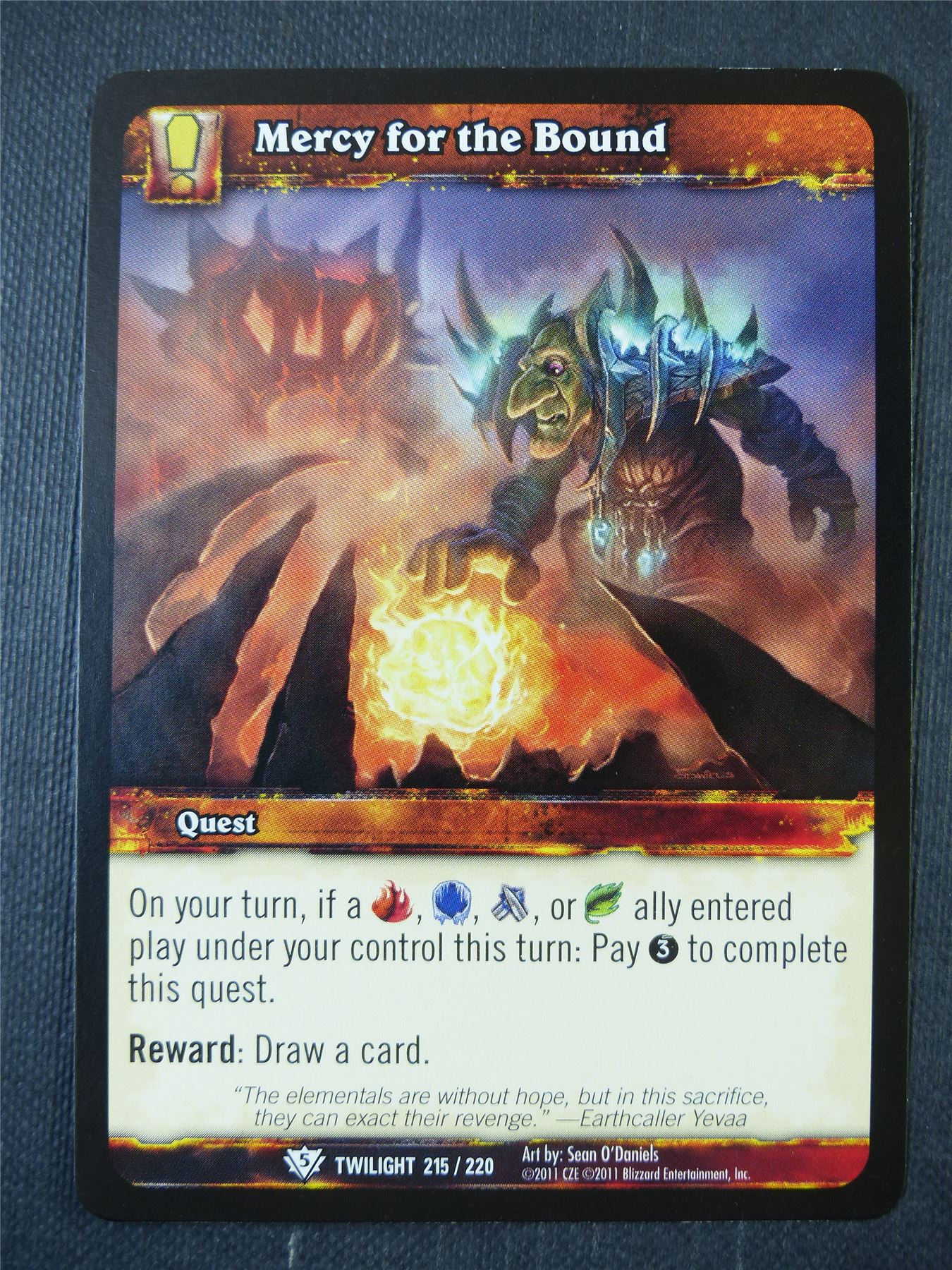 Mercy for the Bound 215/220 - WoW Card #182