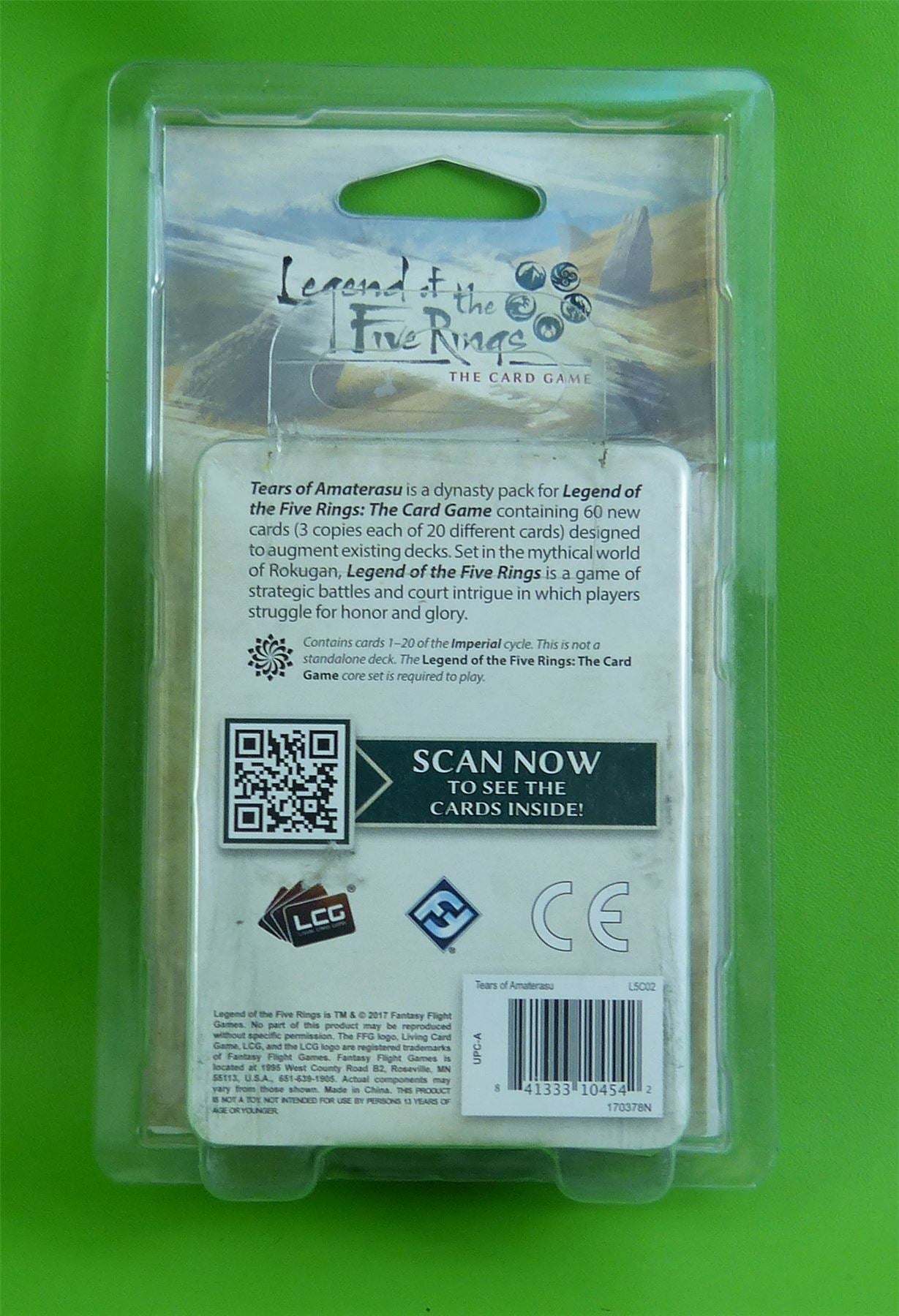 Legend of the Five Rings Tears of Amaterasu Dynasty Pack sealed - Fantasy Flight Games #2WT