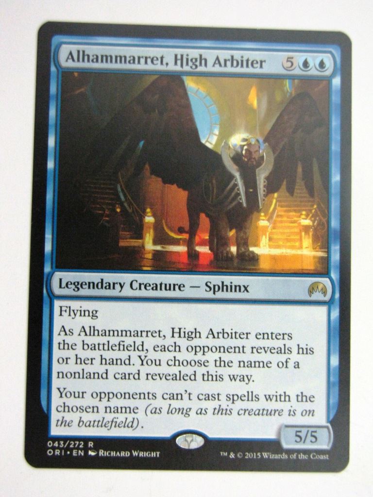 MTG Magic Cards: ALHAMMARRET, HIGH ARBITER # 36I60