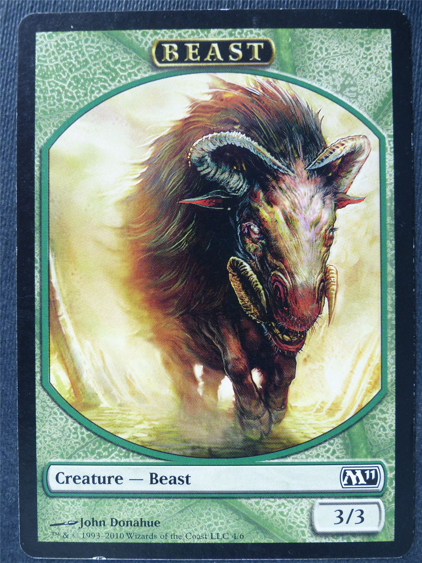 Beast Token - Mtg Card #3RA