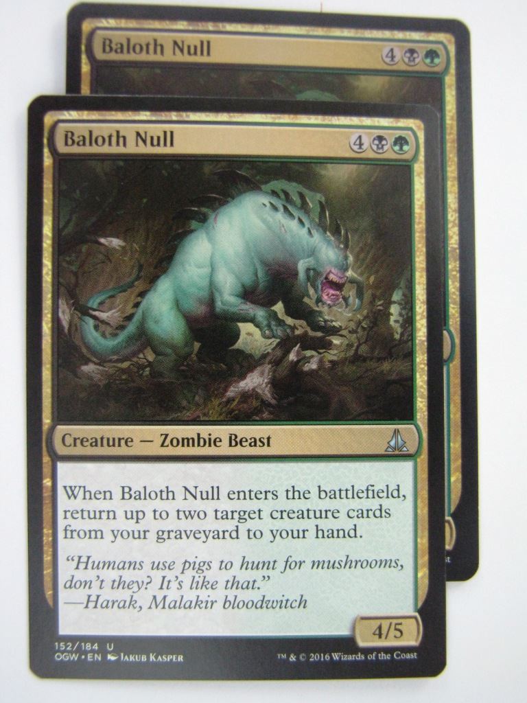 MTG Magic Cards: Oath of the Gatewatch: BALOTH NULL x2 # 4J43