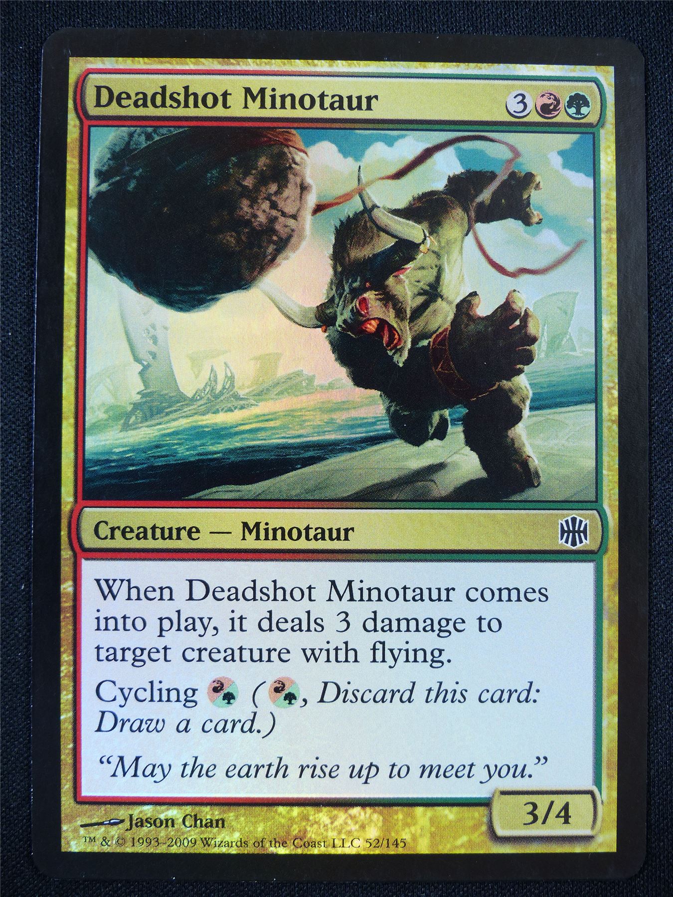 Deadshot Minotaur Foil - Mtg Card #20Q