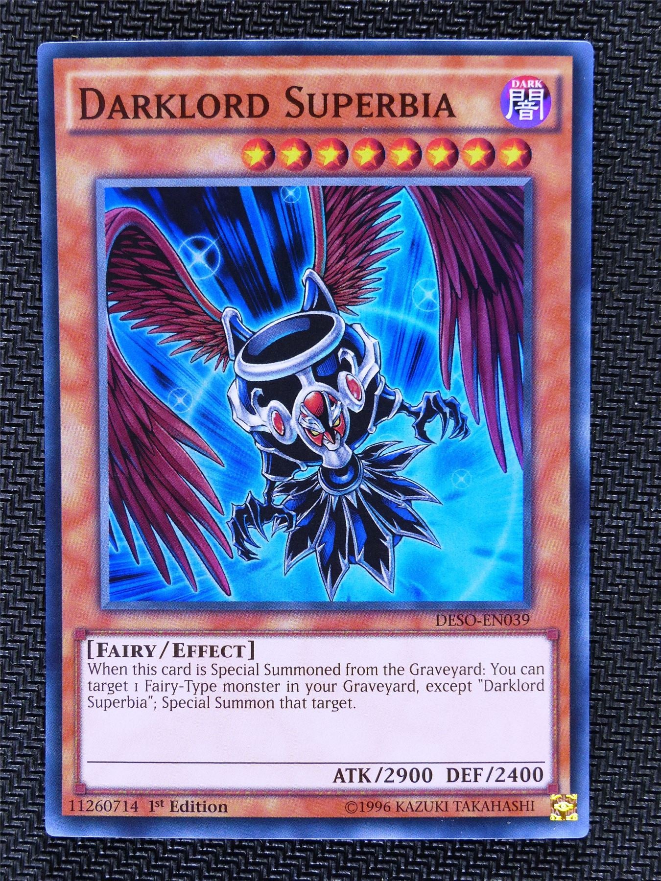 Darklord Superbia - DESO - Super Rare - Yugioh Card # 1B68