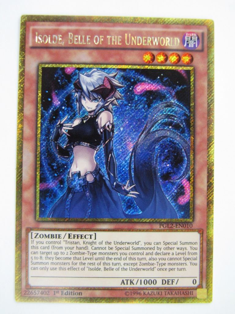 Yugioh Cards: ISOLDE, BELLE OF THE UNDERWORLD PGL2 GOLD RARE # 3E14 – Archeron
