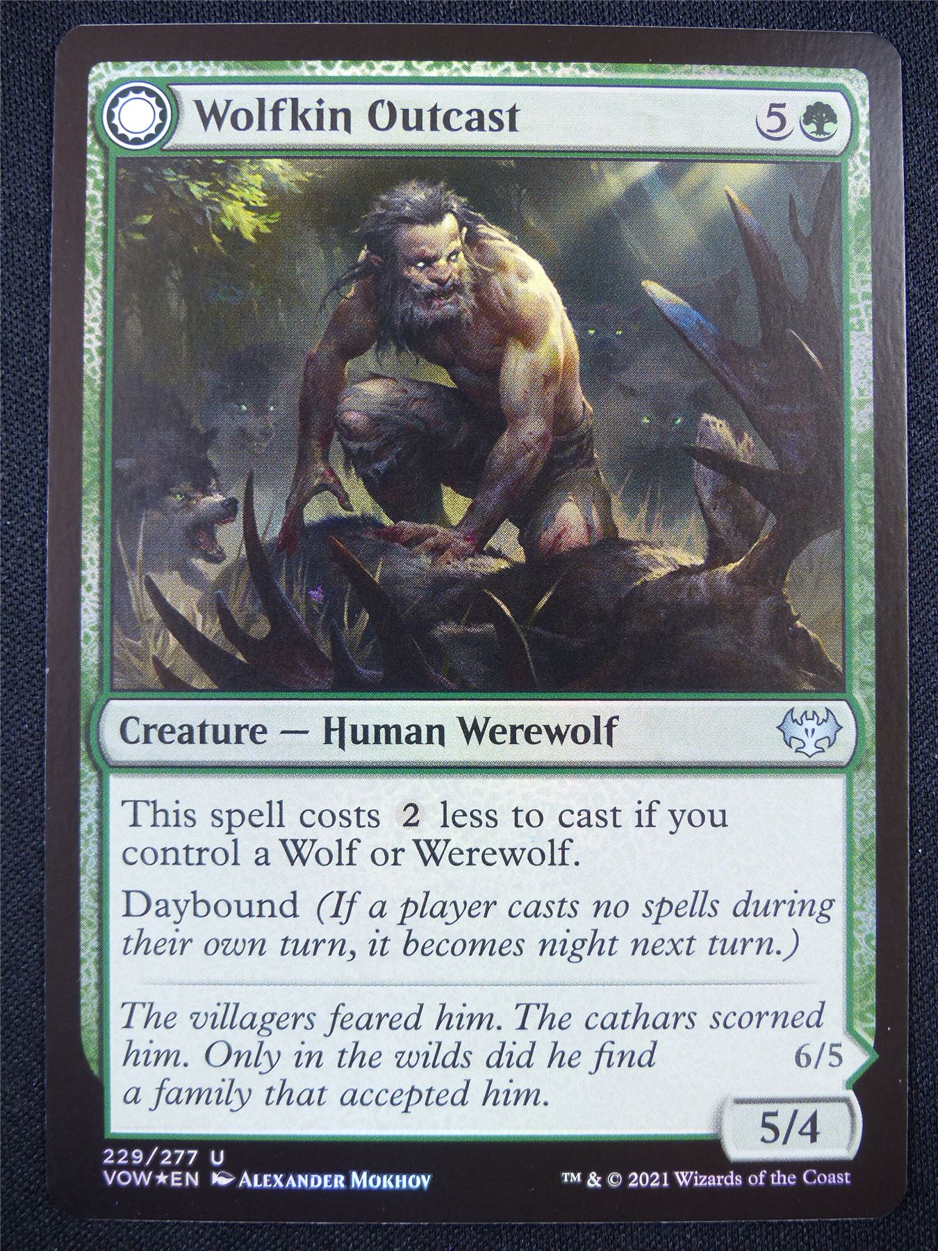 Wolfkin Outcast Foil - Mtg Card #1JF