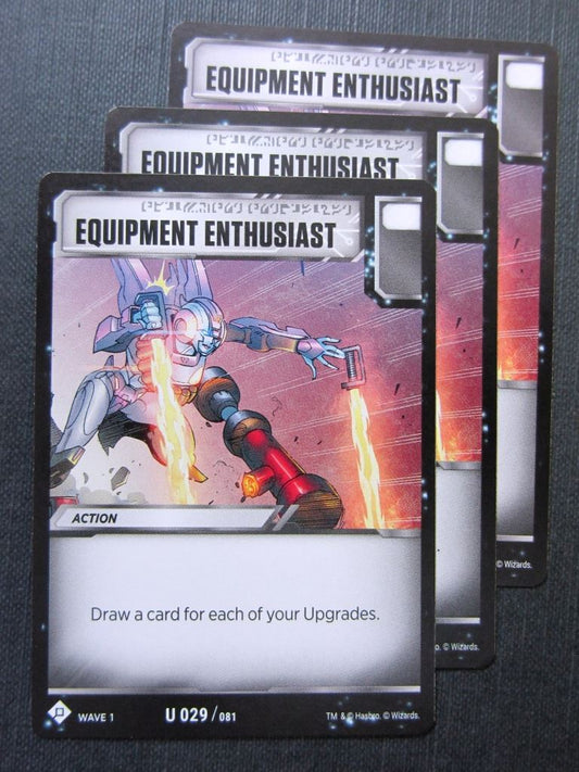 Equipment Enthusiast U 029/081 x3 - Transformers Cards # 7F53