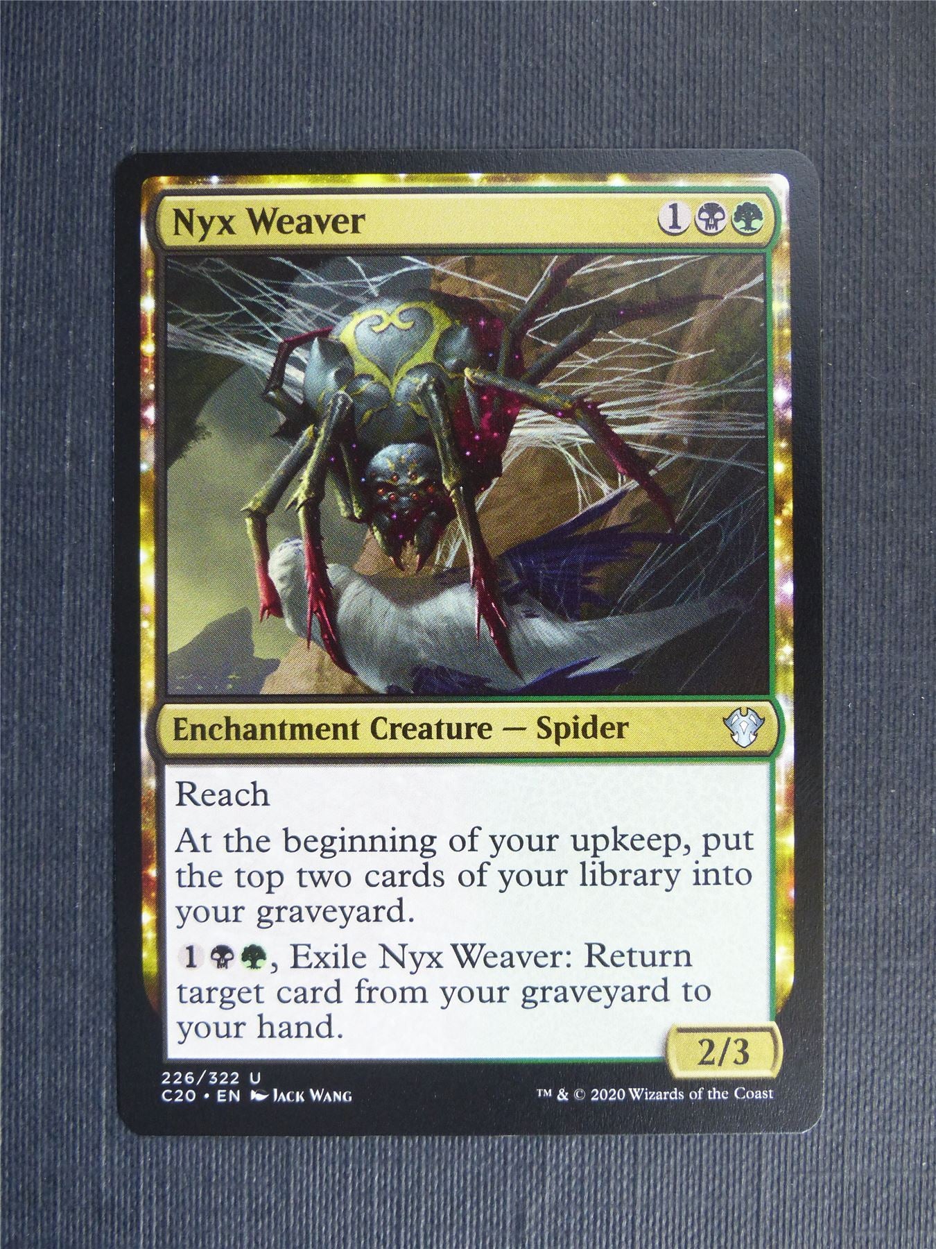 Nyx Weaver - C20 - Mtg Card Archeron Nyx Weaver - C20 - Mtg Card Archeron