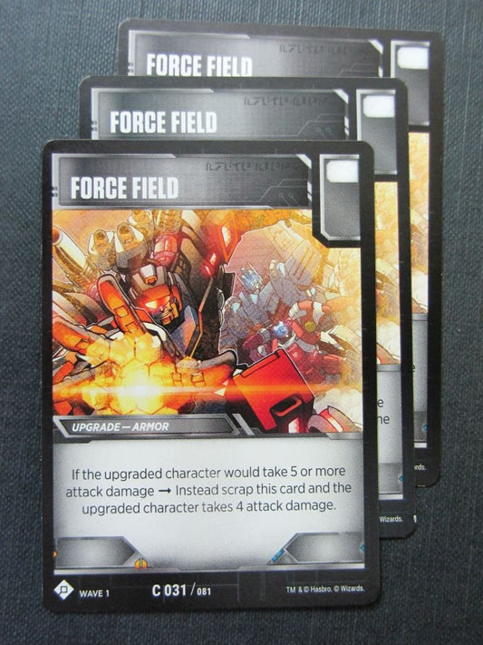 Force Field C 031/081 x3 - Transformers Cards # 7F54