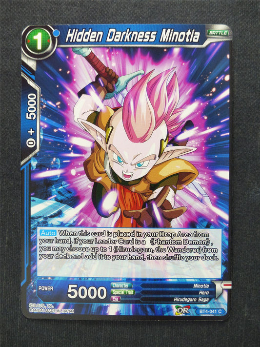 Hidden Darkness Minotia - Dragon Ball Super Cards #I5