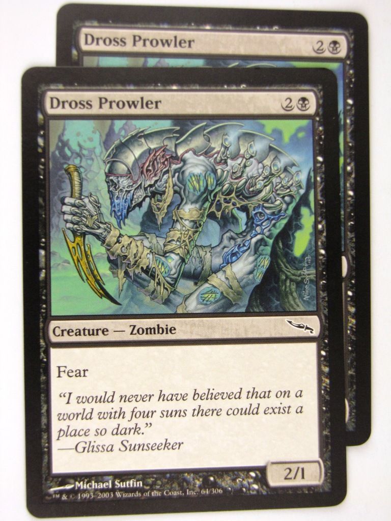 MTG Magic: the Gathering Cards: DROSS PROWLER x2: MRD