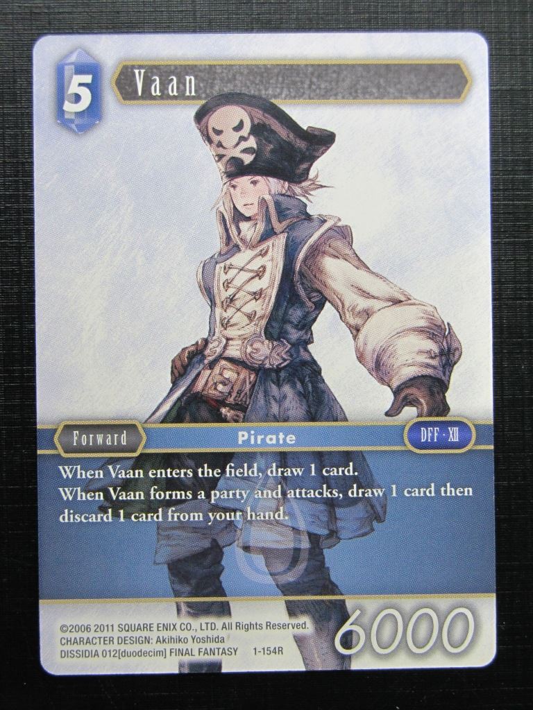 Final Fantasy Cards: VAAN 1-154R # 20B45