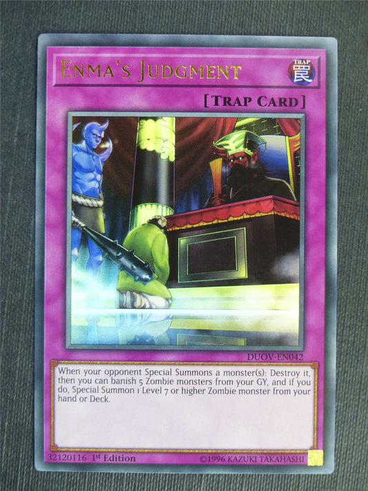Enma's Judgment DUOV Ultra Rare - 1st ed - Yugioh Cards #2AU