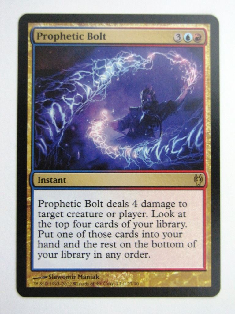 MTG Magic Played Cards: PROPHETIC BOLT # 26A22