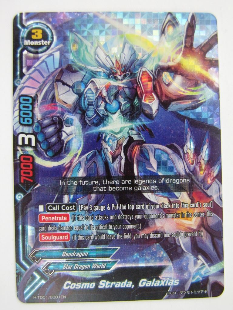 Buddyfight Cards: COSMO STRADA, GALAXIAS H-TD01 FOIL # 5F96