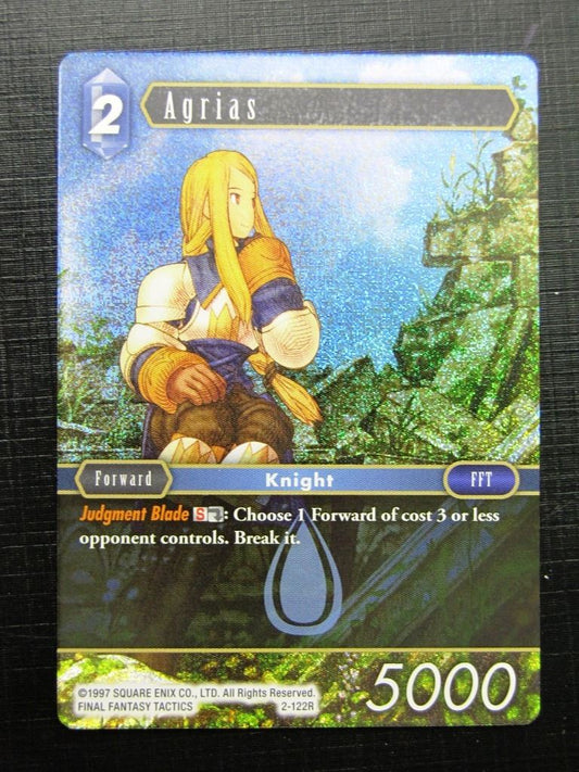 Final Fantasy Cards: AGRIAS 2-122R FOIL # 27G41