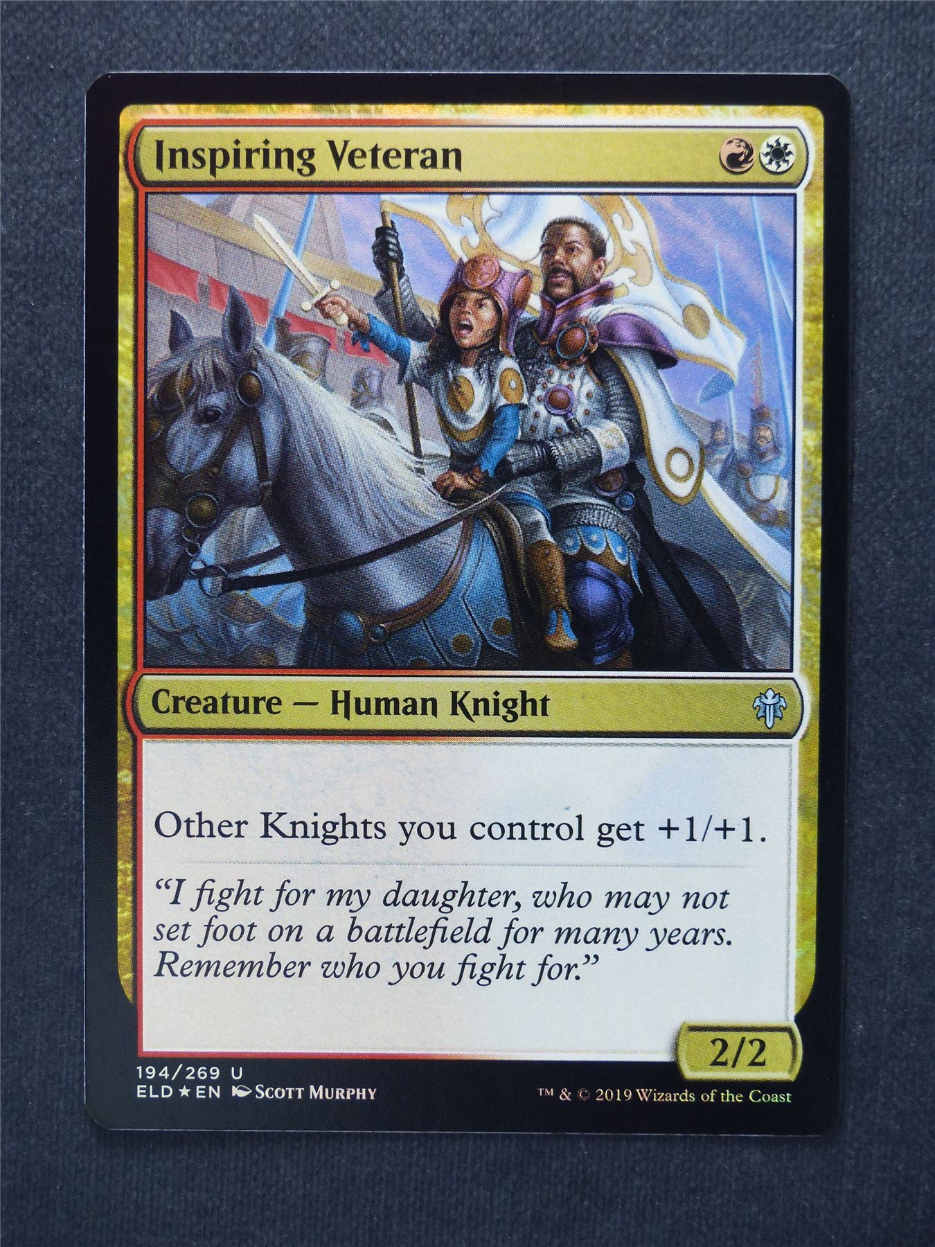 Inspiring Veteran Foil - Mtg Magic Cards #SQ