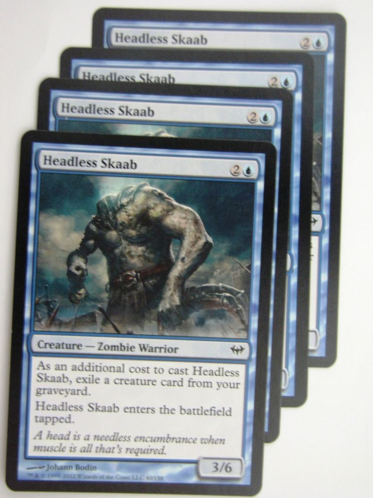 MTG Magic Cards: HEADLESS SKAAB x4 # 27D79