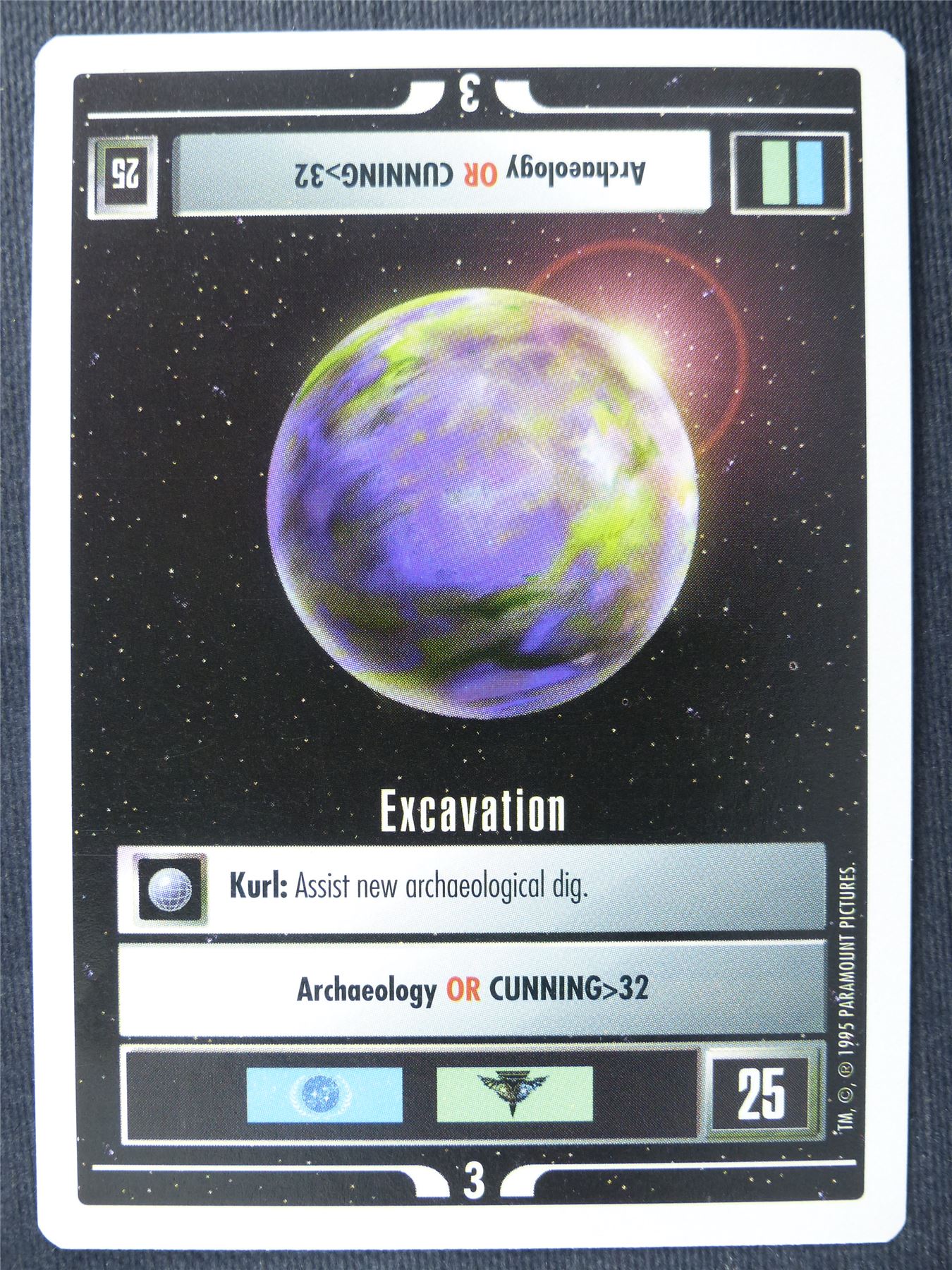 Excavation - Star Trek Cards #130