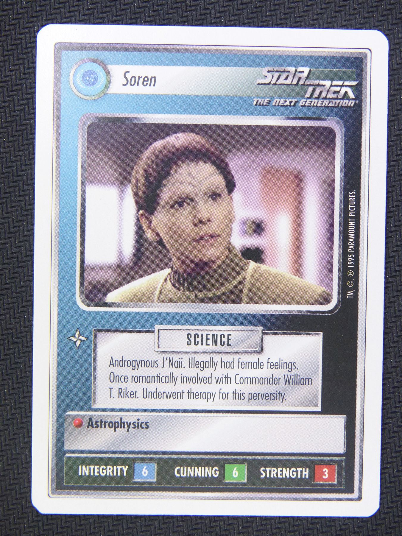 Soren White Border - Star Trek Next Gen Card #4OB