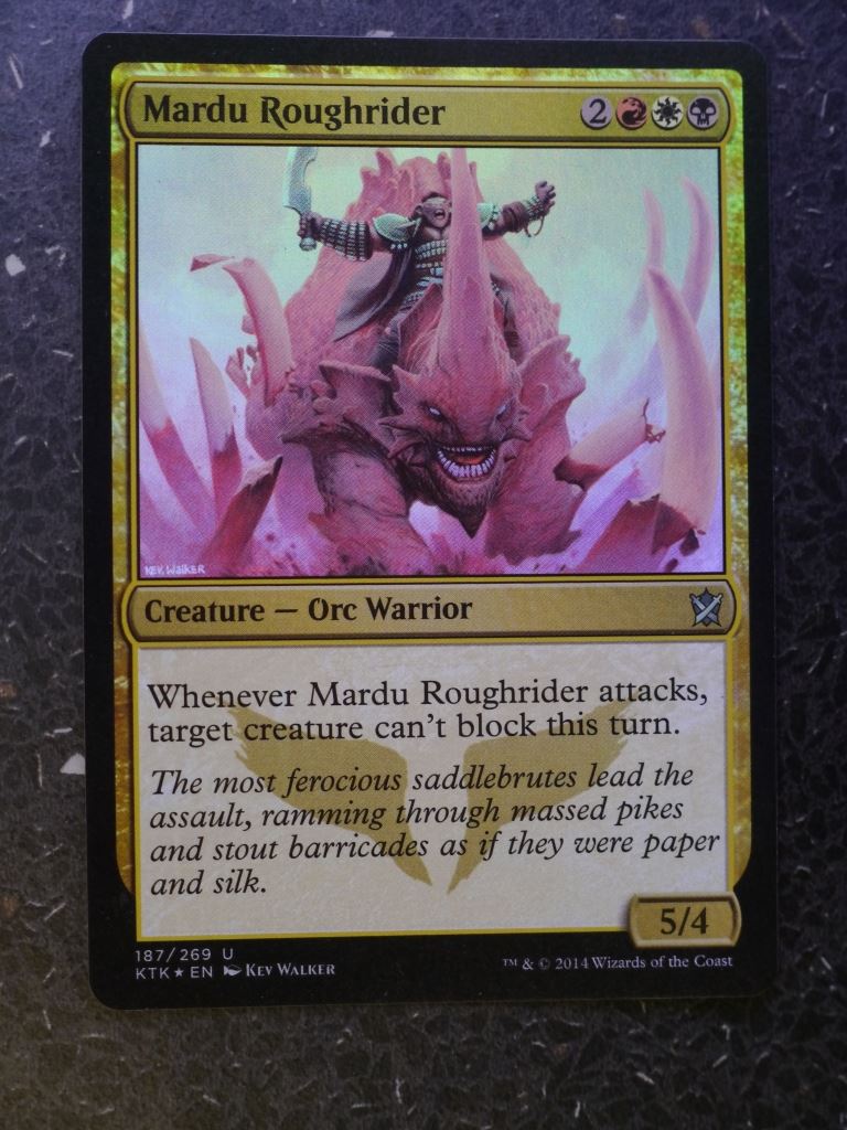 MTG Magic Cards: MARDU ROUGHRIDER FOIL # 4H21