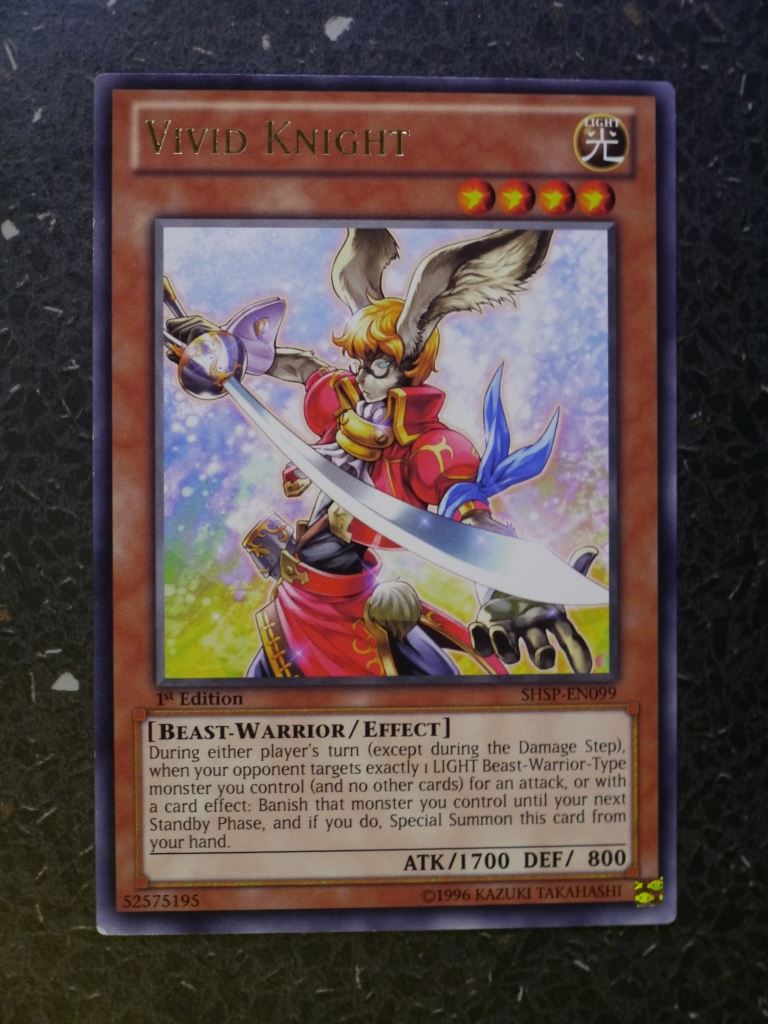Yugioh Cards: VIVID KNIGHT SHSP RARE # 4B86