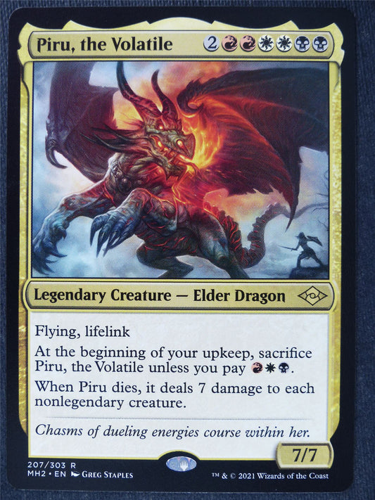 Piru the Volatile - MH2 - Mtg Magic Cards #DG