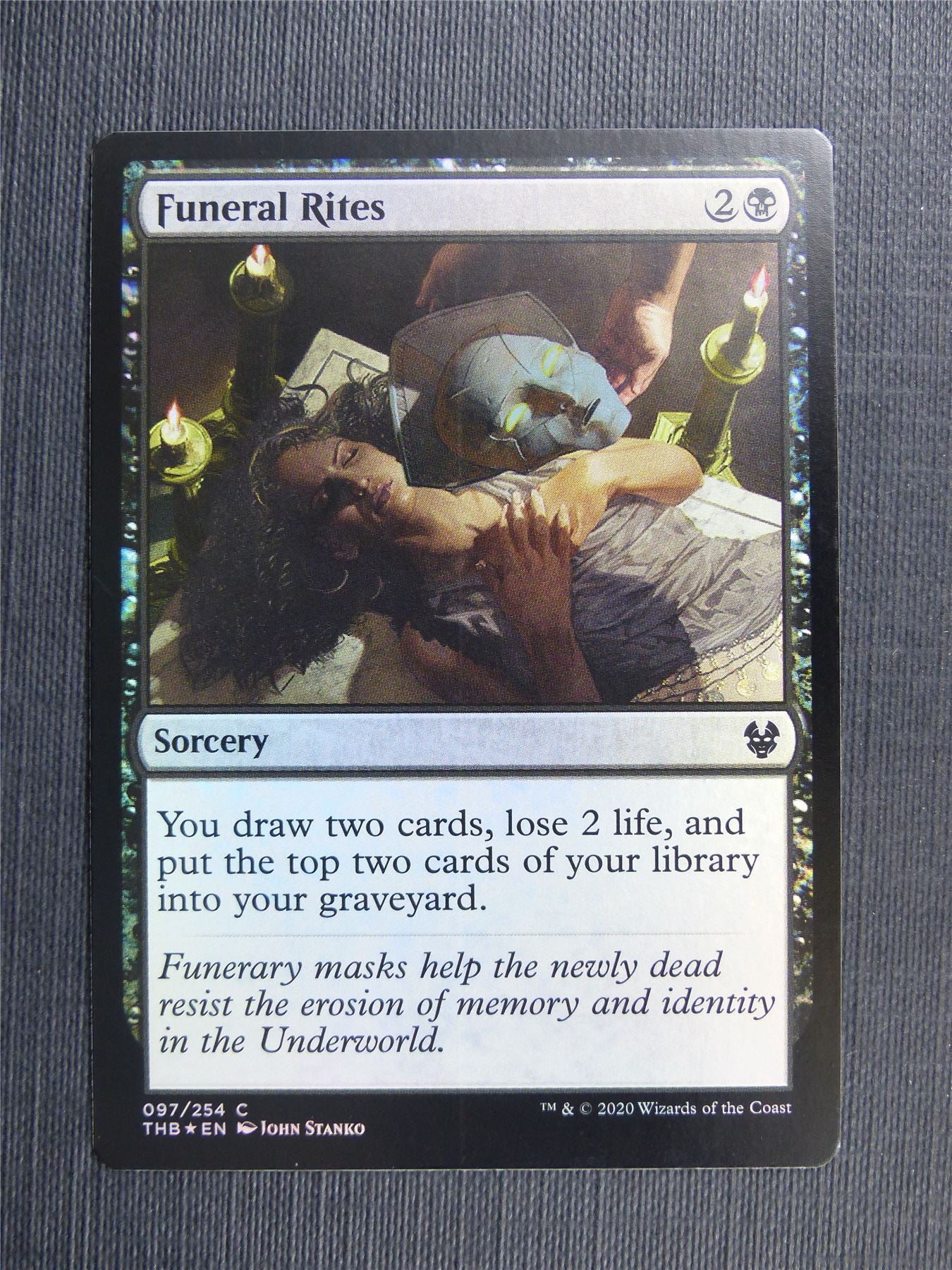 Funeral Rites Foil - Theros Collector Ed - Mtg Magic Cards #3MK