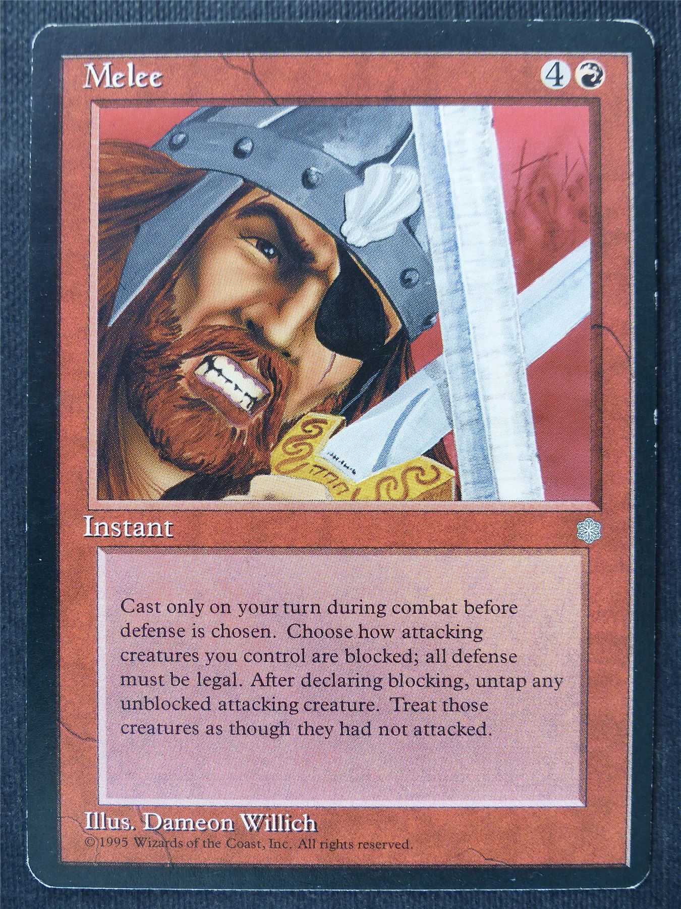 Melee - Ice Age - Mtg Magic Cards #2G2