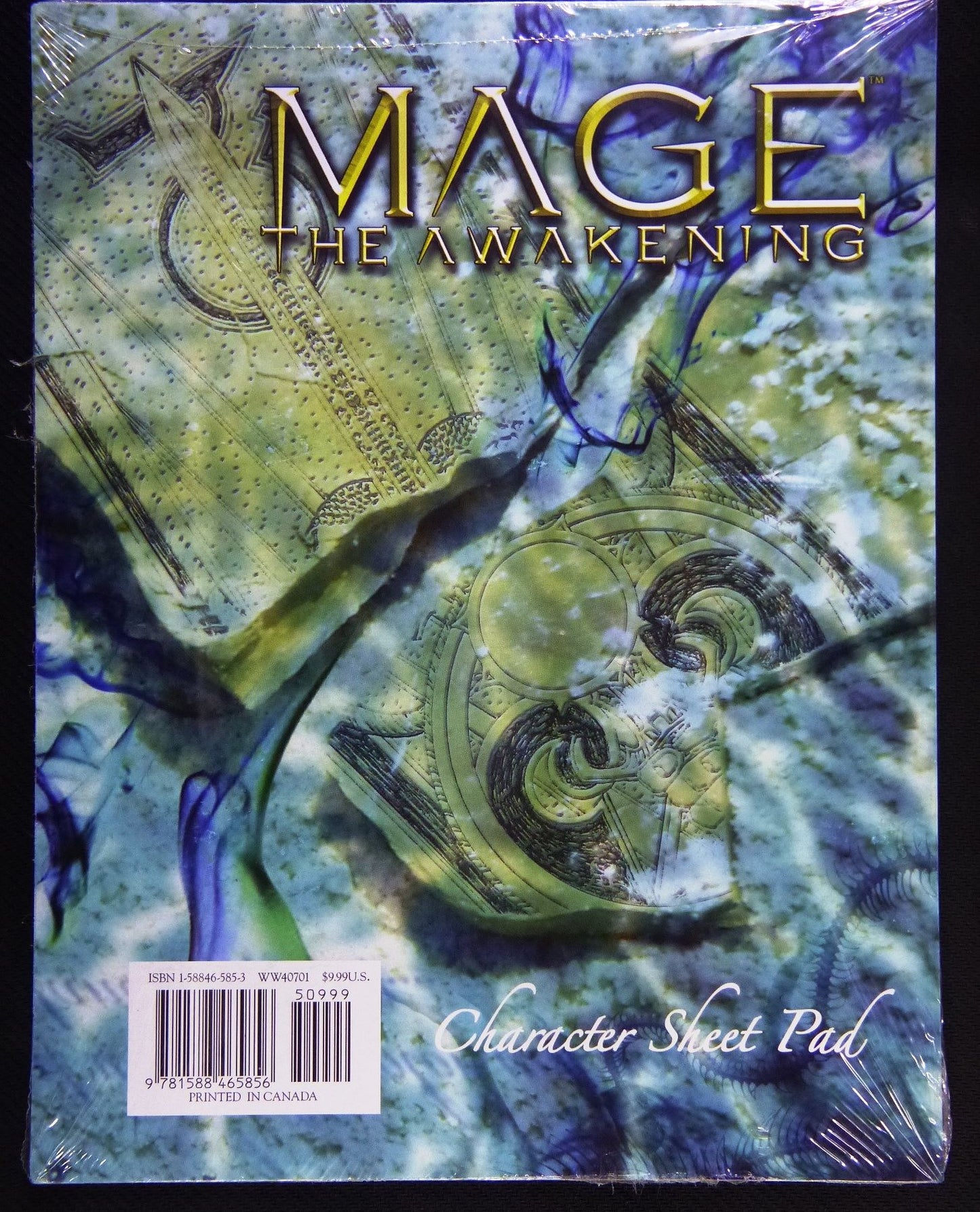 Character Sheet Pad - Mage The Awakening - Roleplay - RPG #14W